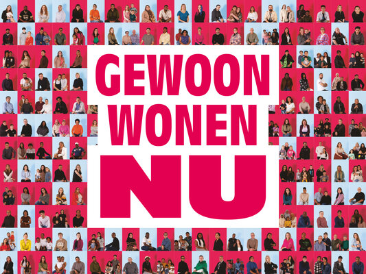 Beeldmerk van campagne Gewoon Wonen Nu